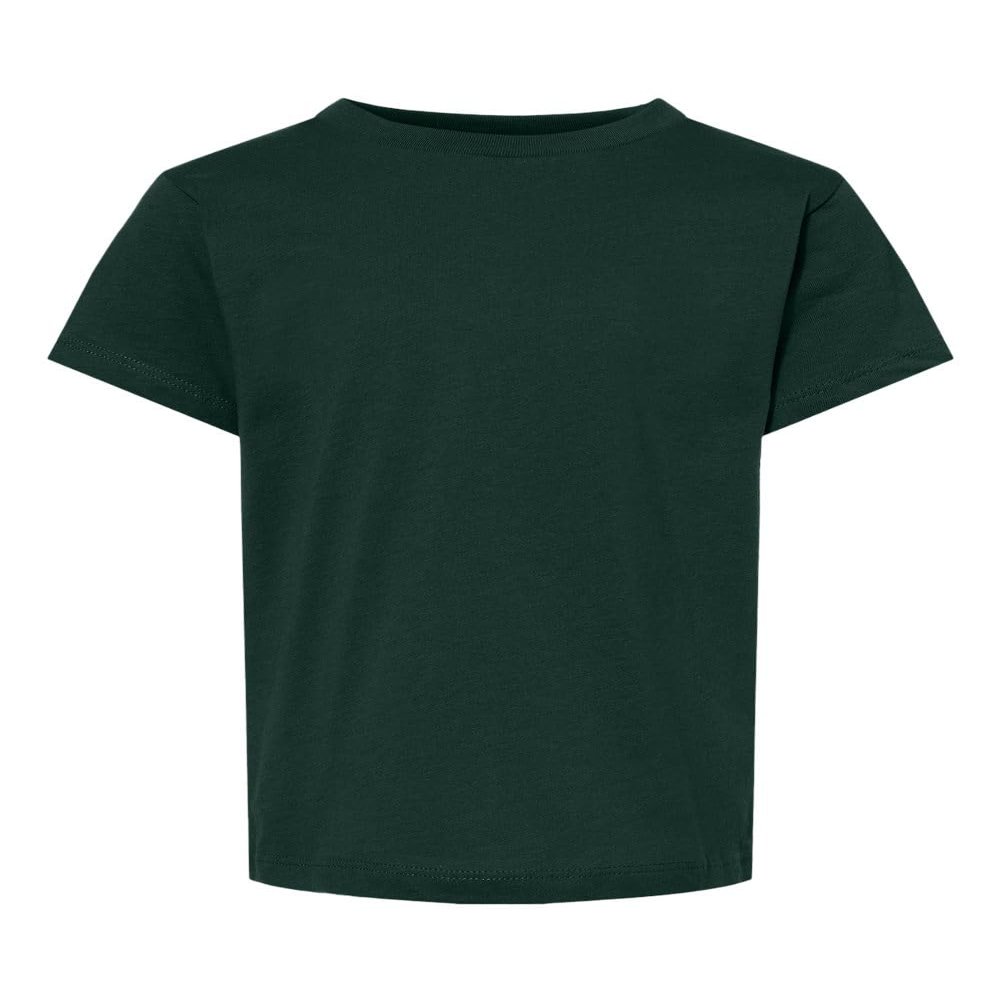 Bella Canvas Toddler Jersey Short-Sleeve T-Shirt, 2T, Heather Deep Teal