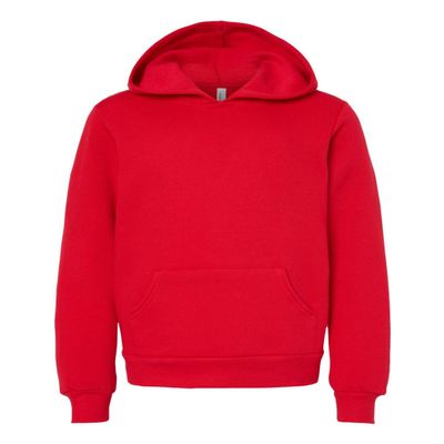 Youth Sponge Fleece Pullover Hooded Sweatshirt - HEATHER FOREST - L