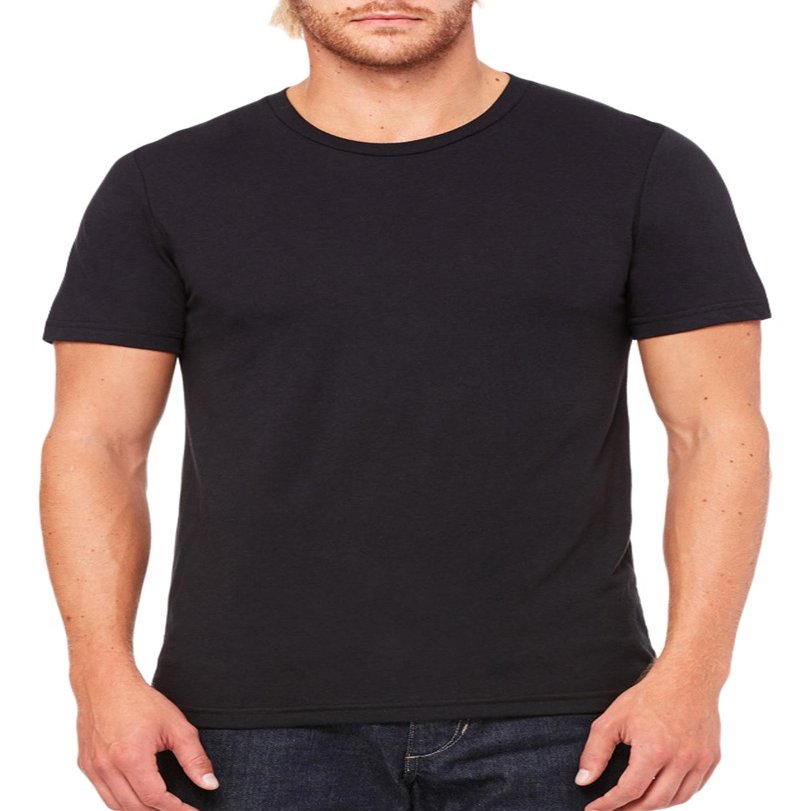 Bella+Canvas - Toddler Triblend Tee - 3413T - 5T - Solid Black Triblend