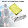 Emergency Mylar Thermal Survival Blanket - Silver Gold Foil Space Kit for Outdoors, Camping, Hiking or First Aid (Silver, 12pcs) view 3