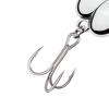 5 Pieces Fishing Spoons Lure for Trout Bass Salmon,Fishing Treble Hooks Spinning Lures,Hard Metal Zinc Alloy Fishing Hooks,Fishing Tackles Spoon Spinner Baits kit for Freshwater Saltwat (0.52OZ) view 4