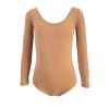 JoyCan Ice Figure Skating Tops Girls Skating Performance Wear Fleece Inside Adult Training Women Competition Colour of Skin view 1