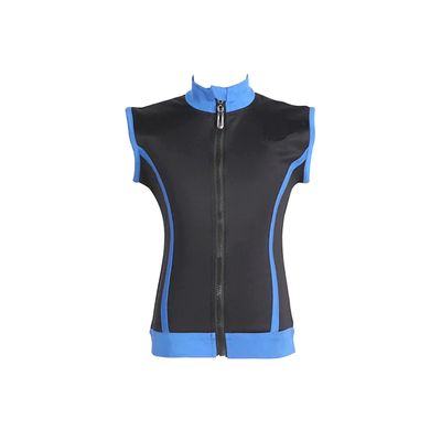 JoyCan Figure Skating Jacket for Women and Girls Black Fleece-Lined Sleeveless Training Jacket
