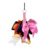 Hooshing Cheer Bows Holder, Handmade Carabiner Paracord Keychain for Teen Girls Cheerleading Sports, Pink view 2