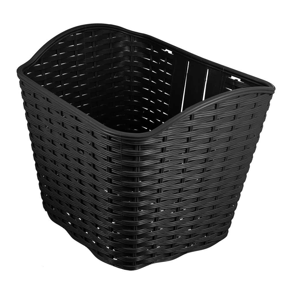 1pc Useful Front Tricycle Picnic Rattan Black Kids Accessories Bar Storage Handlebar Outdoor Scooter Handbag Accessory Container Practical Handle Basket Wicker Bike Retro Foods