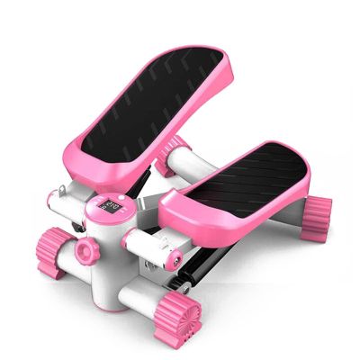 YSUEFIJO Stepper Exercise for Home, Portable Climber Stair Stepper, Mini Stepper Fitness Equipment with LCD Monitor, for Home, Desk or Office Workouts (Pink)