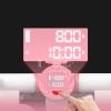 YSUEFIJO Mini Exercise Stepper, Portable Stair Stepper, Fitness Stepper Step Machine, Exercise Stepping Machine, Easy to Read Display, Resistance Bands, for Home, Desk or Office Workouts (Pink) view 4