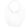 aoozleny 1920s Mesh Veil Headband Vintage Fascinators Bridal Wedding Tea Party Veil for Women (White) view 1