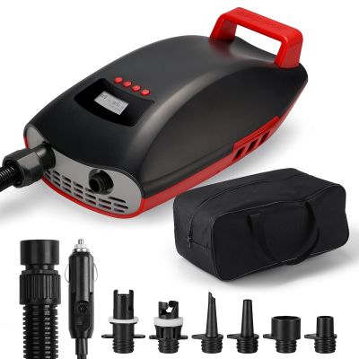 Swonder Seawolf Paddle Board Pump, 30% Faster 20 PSI SUP Electric Air Pump w/Dual Cylinder, Dual Stage & Active Cooling System, Supports 4 SUPs in a Row