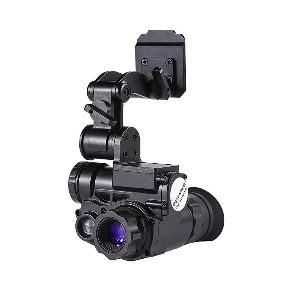 WIKINK Helmet-Mounted High-Definition Night Vision Telescope, 1x Optical/3x Digital Zoom, High-Definition Low-Light Day and Night Patrol Night Vision, 1080P, 0.38 LCOS