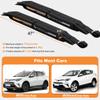 Golkcurx Universal Soft Roof Rack Pads for Kayak,Surfboard, SUP, Canoe, Snowboard with15FT Tie-Down Straps*2 and Storage Bag*1 (Black) view 2