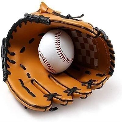SKYPIG Baseball Glove Softball Gloves Adult Baseball Gloves Thick Hand-Woven Baseball Gloves for Children and Teenagers for Youth Adults (Color : Brown, Size : Adult 12.5") (Color : Brown, Size : Ch