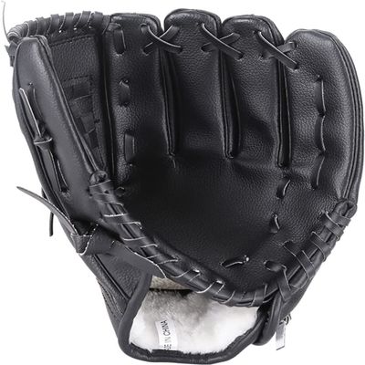 SKYPIG Men Training Baseb All Glove Leather Left Hand Softball Equipment Baseball Glove Sports Entertainment (Color : Yellow, Size : 10.5") (Color : Blck, Size : 10.5")