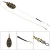 3Pcs European sty1e Fishing Inline Method Feeders Carp Fishing Equipment , Carp Fishing Inline Method Feeder , Portable Plastic Inline Method Feeder for Fast Releasing Bait , Fishing Gear , Fishing In view 2