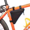 Quick Release Bike Frame Front Tube Bag,Bicycle Storage Bag, Oxford Fabric Bike Triangle Frame Bag, Triangle Saddle Frame Pouch, Storage Saddle Frame Pouch for Bike Bicycle Cycling(Black+Blue), view 2