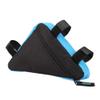 Quick Release Bike Frame Front Tube Bag,Bicycle Storage Bag, Oxford Fabric Bike Triangle Frame Bag, Triangle Saddle Frame Pouch, Storage Saddle Frame Pouch for Bike Bicycle Cycling(Black+Blue), view 3