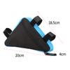 Quick Release Bike Frame Front Tube Bag,Bicycle Storage Bag, Oxford Fabric Bike Triangle Frame Bag, Triangle Saddle Frame Pouch, Storage Saddle Frame Pouch for Bike Bicycle Cycling(Black+Blue), view 4