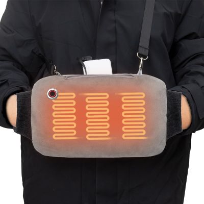 Hand Warmers Rechargeable, 10000mAh Electric Heated Gloves Power Bank Portable Graphene Handwarmers Pouch with 3 Levels & Double-Sided Heating for Hunting Camping Xmas Gifts for Men Women Kids