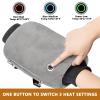 Hand Warmers Rechargeable, 10000mAh Electric Heated Gloves Power Bank Portable Graphene Handwarmers Pouch with 3 Levels & Double-Sided Heating for Hunting Camping Xmas Gifts for Men Women Kids view 4