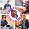 PECMER Nylon Webbing 1.5 Inch Colorful Ethnic Bohemian Webbing for Straps Purse Straps Backpack Straps Luggage-Single-Sided Pattern-38MM-1 1/2" (Red Black) view 3