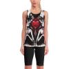Graffiti on A Brick Wall Two Women Womens Tank Tops U Neck Undershirt Casual Workout Sleeveless T-Shirts S view 4