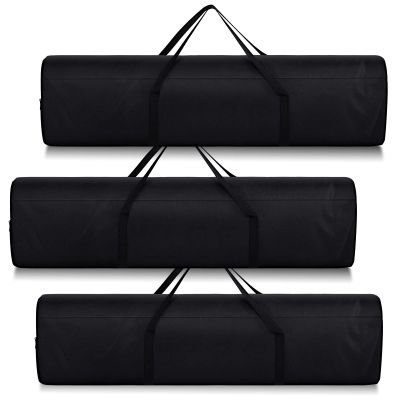 Riakrum 3 Pieces 43.31 Inches Folding Camp Chair Replacement Bag Camping Equipment Bag Large Duffel Bag with Handles for Travel Tent Storage Carrying Sports Gear, Black
