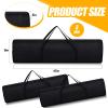 Riakrum 3 Pieces 43.31 Inches Folding Camp Chair Replacement Bag Camping Equipment Bag Large Duffel Bag with Handles for Travel Tent Storage Carrying Sports Gear, Black view 2