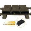 Tactical Triple Mag Pouch,Placard 5.56 Magazine Panel with Insert Set Clip Holder with Hook Backing and Female QASM Buckles. (Ranger Green) view 3