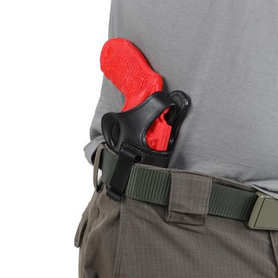 EDS Holster S&W 357 Mag / 38 Spl 3 inch IWB Revolver Leather Gun Holster (Black Right Hand)
