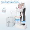 YITAHOME Portable Sink Camping Hand Washing Station with 17 L Wash Basin Stand and Carry Bag, Rolling Wheels, Soap Dispenser, Towel Holder, for Outdoor, Travel, Boat, Gather, Garden, Worksite view 4