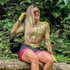 Triathlon Set Women's Cycling Jersey Long-sleeved Mountain Bike Suit Jumpsuit Sweatshirt With 9D GEL Pad Cycling Suit (Color : 02, Size : Small) view 1
