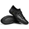 Men's Loafers & Slip-ons Leather Casual Dress Handmade Slip-on Ons Men's Driving Comfort Fashion Boat (Color : Black, Size : 7.5) view 3