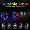 Sumree LED Bike Wheel Lights,2-Tire Pack Bicycle Spoke Light with Batteries Included.Unparalleled Durability and Visibility.LED Safety Strip Light, Bike Accessories for Kids, Boys, Girls, Adult view 3