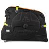 NOOYAH Bike Travel Case Hardshell Bicycle Airplane Travel Bag Lightweight & Durable Cycling EVA Pod with TSA Lock for Road and MTB Bikes Transport (Black/Orange Zipper) view 2