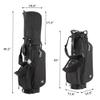 KVV Lightweight Golf Stand Bag with 7 Way Full-Length Dividers, 5 Zippered Pockets, Automatically Adjustable Dual StrapsElegant Design(Black) view 4