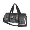 Casual Large Capacity Round New York Duffel Bag, Sports Training Round Bag, Cylinder Bag view 1