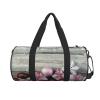 Casual Large Capacity Round Christmas Ornament Duffel Bag, Sports Training Round Bag, Cylinder Bag view 2