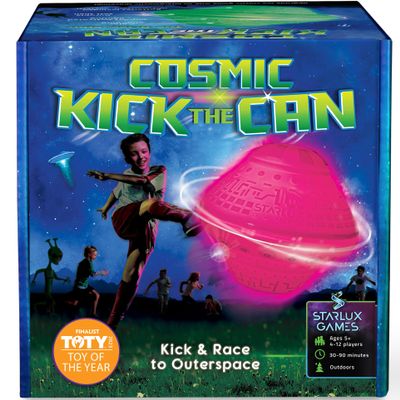 Cosmic Kick the Can An Outdoor Game with a Galactic Twist | Ages 5+, 4-12 Players | Glow in the Dark | Outside Toys for Kids | Backyard, Camping & Parties | Gifts for Boys | Toy of the Year Finalist