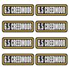 6.5 Creedmoor Ammo Sticker (3"x1.06",8 Pack) Vinyl Sticker for Ammo Cans, Ammo Box, Gun Stickers, Bullet Box, Ammo Storage Crate & Pouch Labels for Organizing view 1