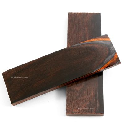 EZSMITH Dymalux Handle Scale Set - (Layered) - (Ember Glow) - (Light Brown/Dark Brown/Black) - (5.0 x 1.5 x 0.250) - Custom Handle Material