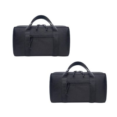 Magik 1-2 Pack Hunt Shoot Range Gun Magazine Carry Pouch Tactical Pistol Case Bag (Black, 2 Pack)