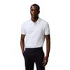 Calvin Klein Men's Stretch Pique Solid Tipped Polo Brilliant White view 1