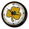 The Fan-Brand Notre Dame Fighting Irish Retro Lighted Wall Clock, Shamrock - Team Bar Sign Dcor: Home, Dorm, Garage, Office, Fan Cave view 1