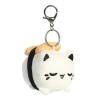 Aurora Enchanting Tasty Peach Salmon Sushi Meowchi Clip-On Stuffed Animal - Bright & Colorful Design For Room Decor - Perfect for Adults, Kids, and Birthdays - White 3.5 Inches view 1