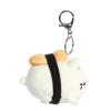 Aurora Enchanting Tasty Peach Salmon Sushi Meowchi Clip-On Stuffed Animal - Bright & Colorful Design For Room Decor - Perfect for Adults, Kids, and Birthdays - White 3.5 Inches view 3