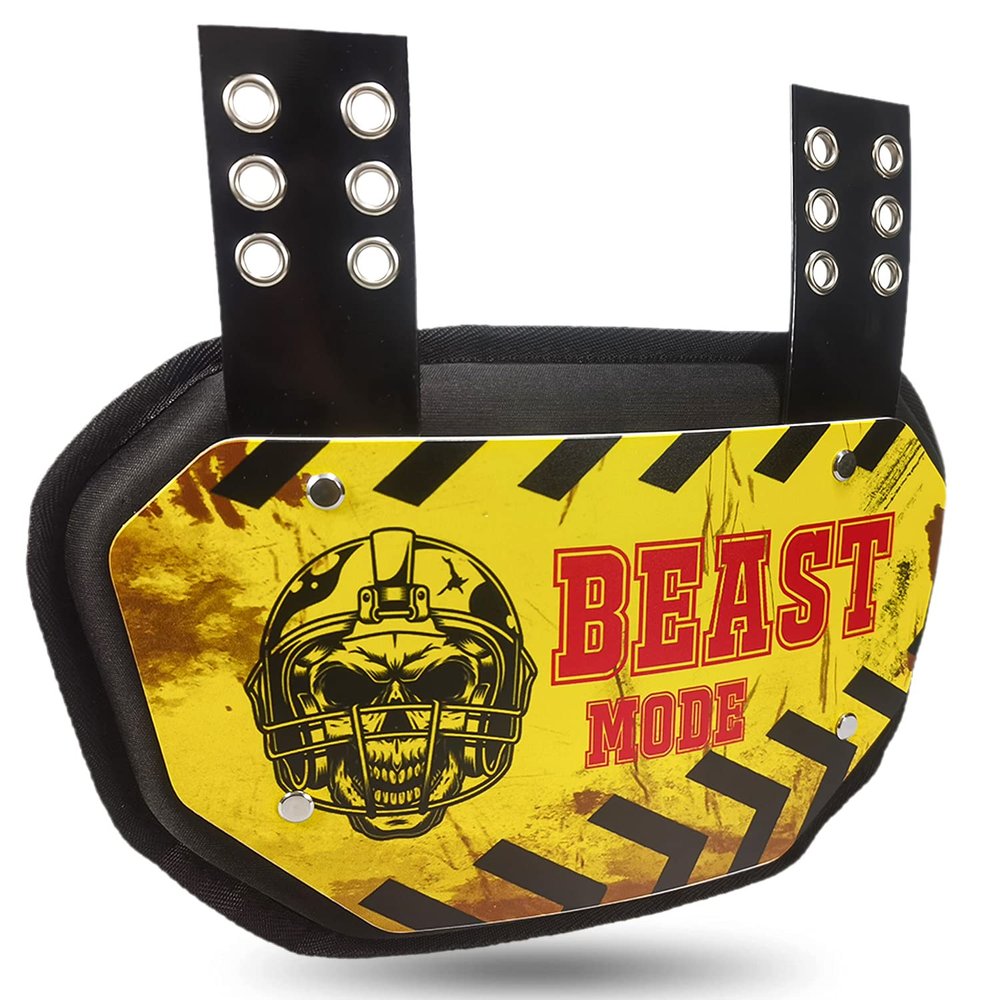CNPMANT Sports Football Back Plate Football Backplates for Shoulder Pads, Rear Protector Lower Back Pads for Players, Will be Safe and Stylish with This Sturdy Backplate.