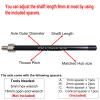 Bike Trailer Hitch Thru Axle Adapter 12mm Thru Axle with 1.0/1.5/1.75 Thread Pitch Shaft Length 167~185mm (1.5-167mm) view 3