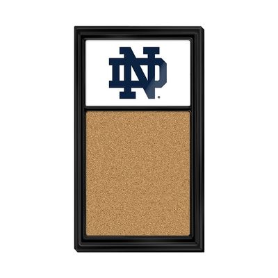 The Fan-Brand Notre Dame Fighting Irish Cork Note Board, Single Logo - Team Bar Sign Dcor: Home, Dorm, Garage, Office, Fan Cave