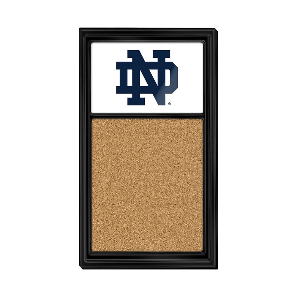 The Fan-Brand Notre Dame Fighting Irish Cork Note Board, Single Logo - Team Bar Sign Dcor: Home, Dorm, Garage, Office, Fan Cave