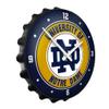 The Fan-Brand Notre Dame Fighting Irish Bottle Cap Wall Clock, Irish Gold - Team Bar Sign Dcor: Home, Dorm, Garage, Office, Fan Cave view 2